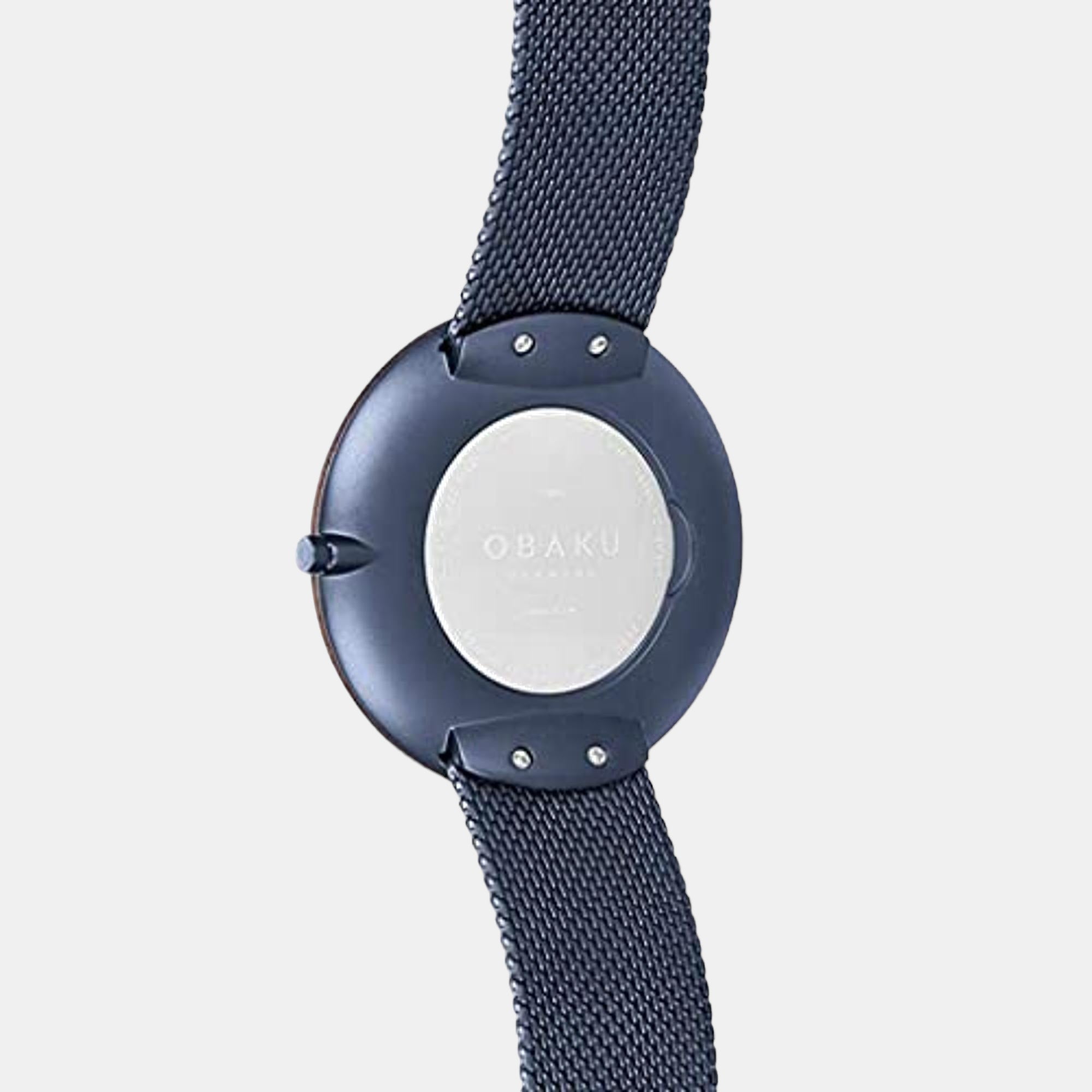 Trae Marine Women Quartz Blue Dial Analog Stainless Steel Watch V245GXLLML