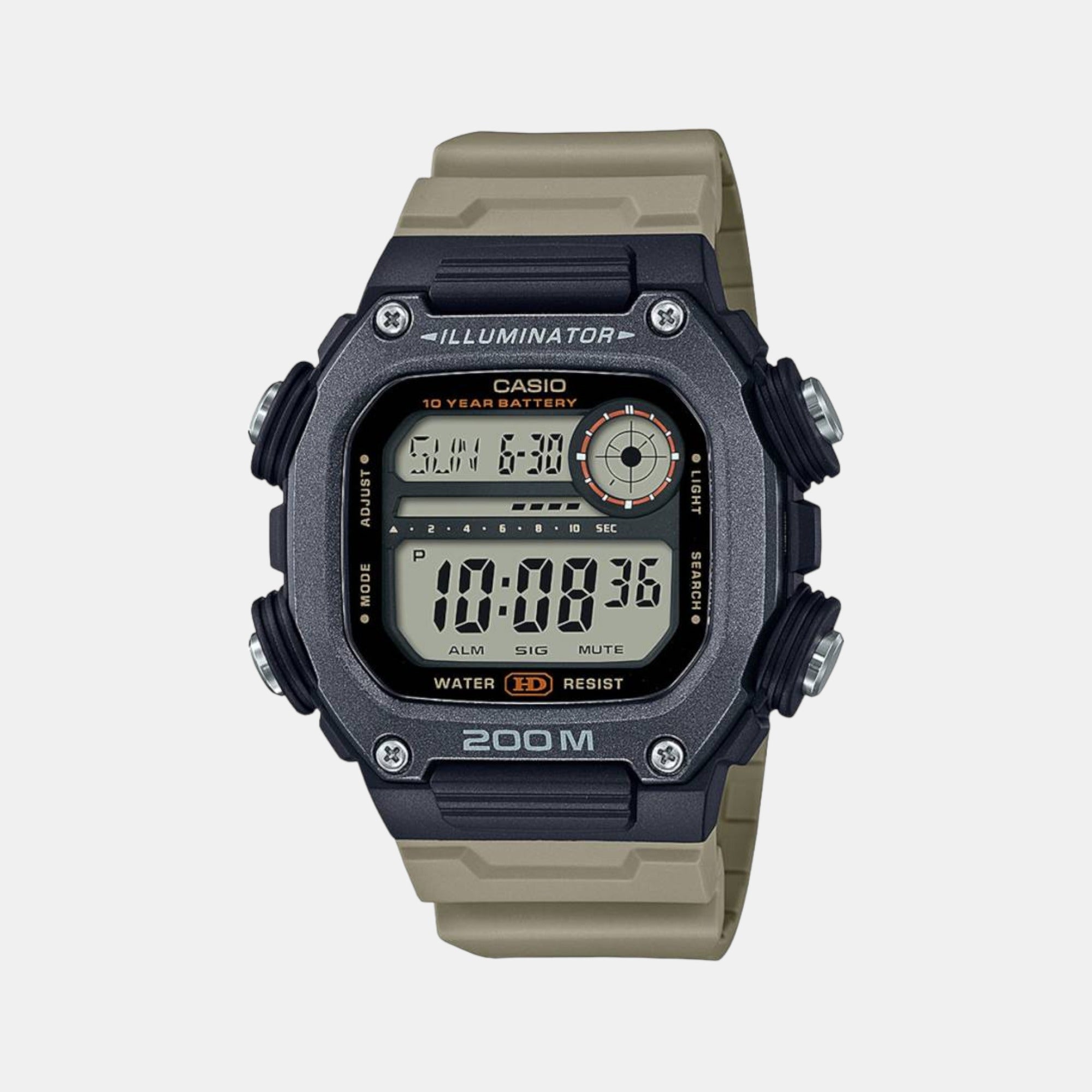 Male Digital Resin Watch I125