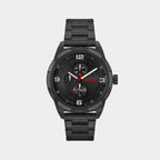 Boss Round Black Chronograph watch
