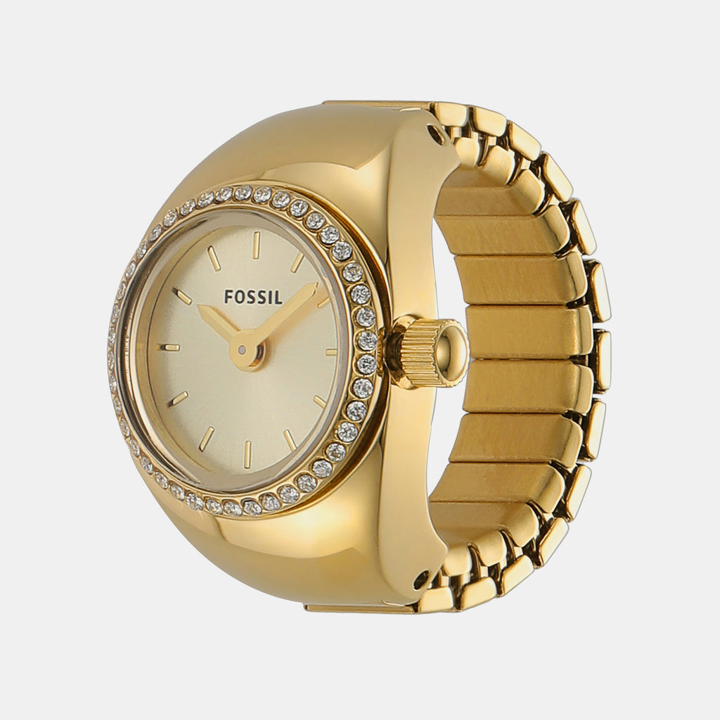Fossil Women Round Gold watch