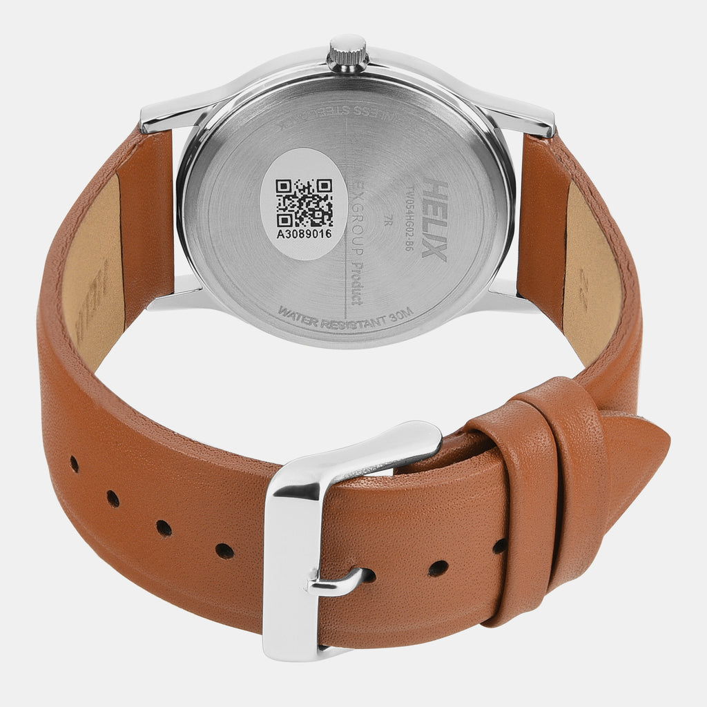 Helix Leather Blue watch