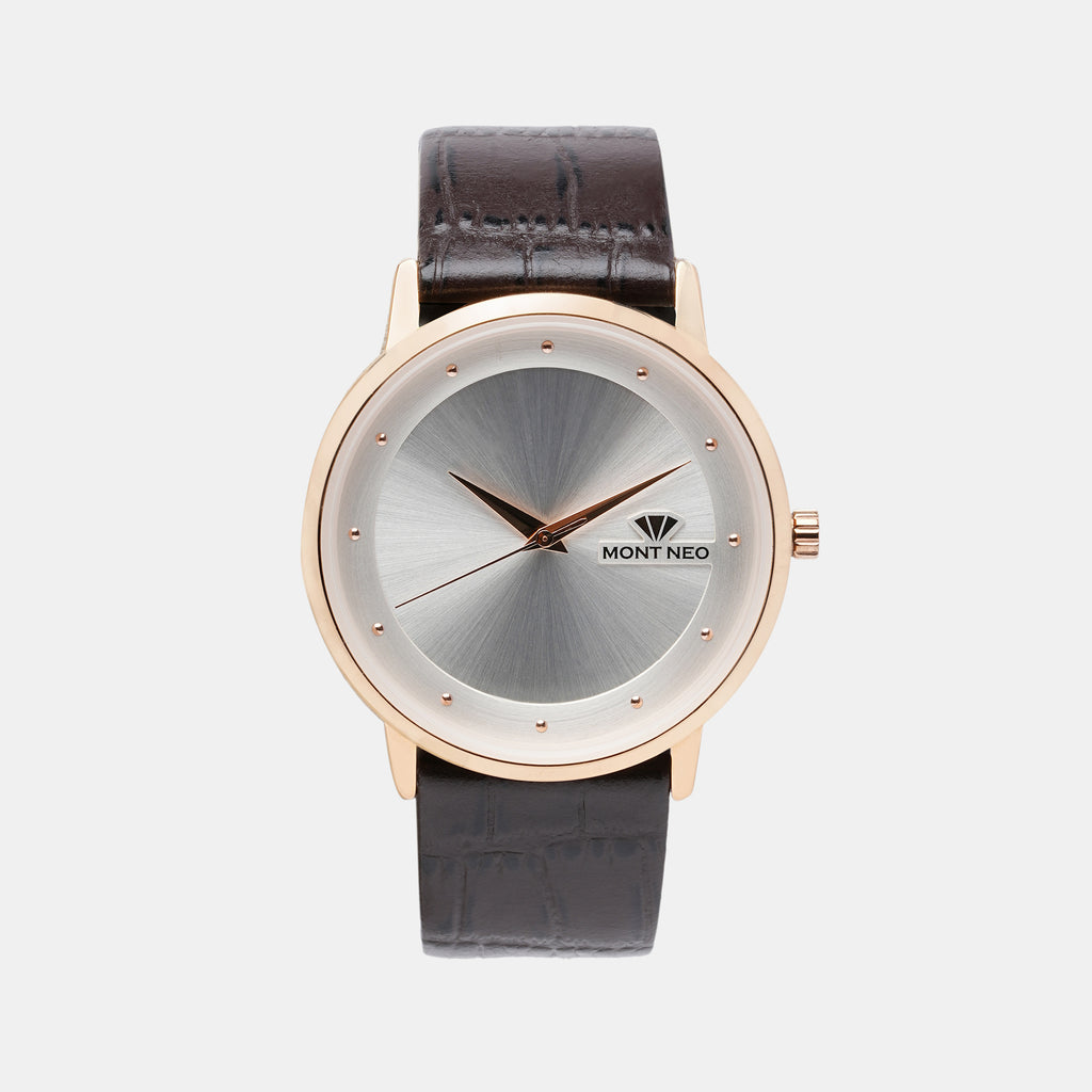 Mont Neo Round Silver Analog watch