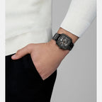 True Square Unisex Automatic Grey Dial Analog Ceramic Watch R27124162