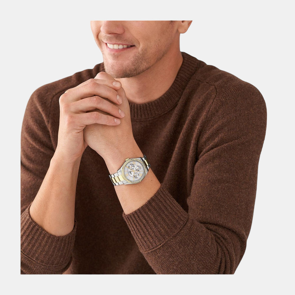 Chapman Couple Quartz Silver Dial Analog Stainless Steel Watch FS5987SET