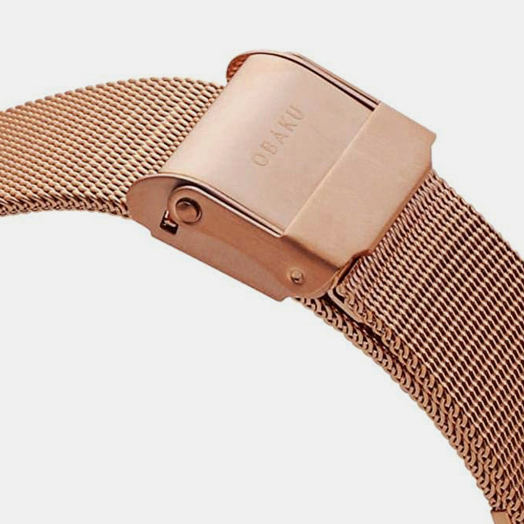 Obaku Stainless Steel Square watch