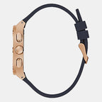 Headline Men Quartz Blue Dial Chronograph Silicone Watch GW0571G2