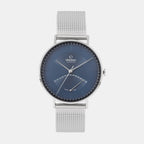 Obaku Round Blue Analog watch