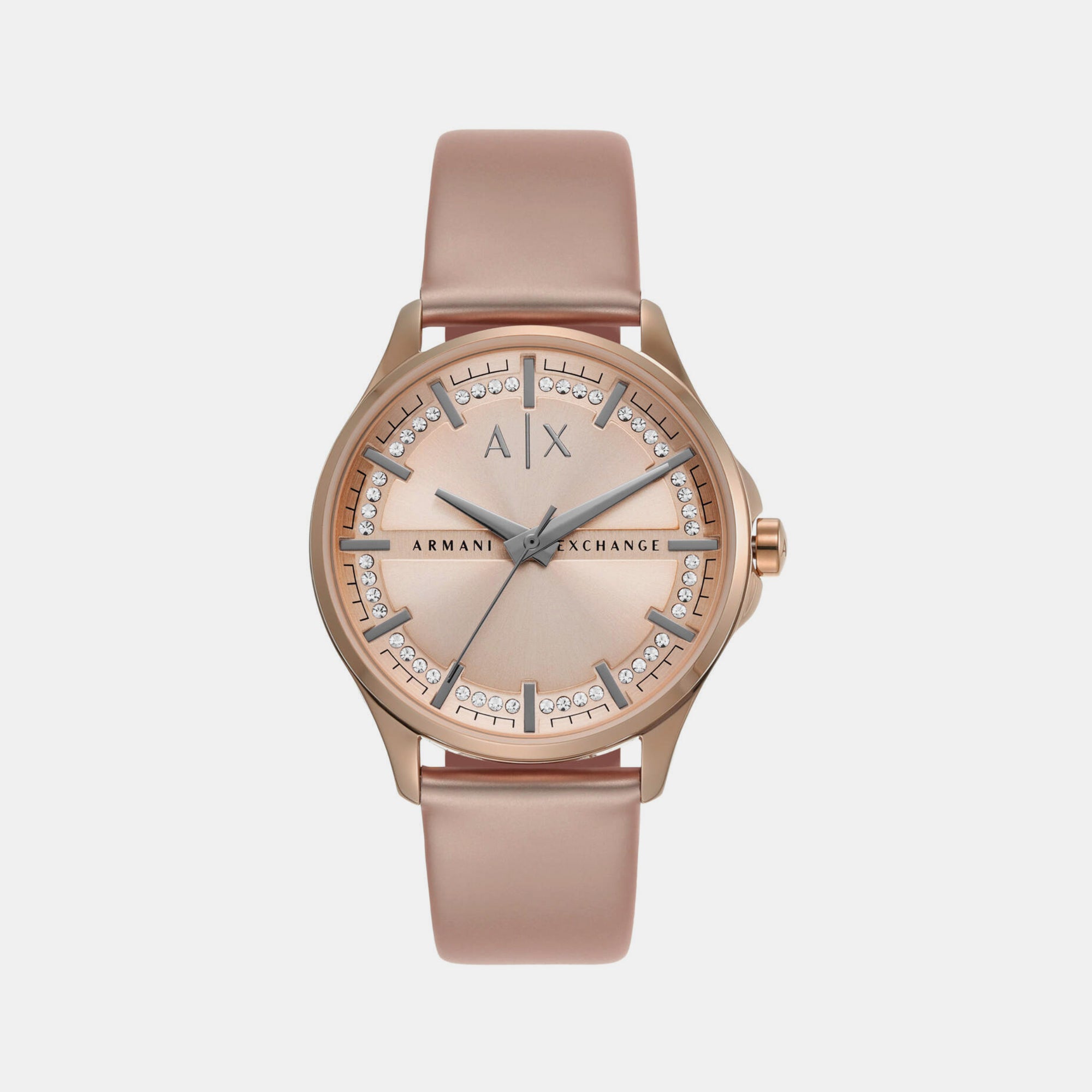 Armani Exchange Round Rose Gold Analog watch