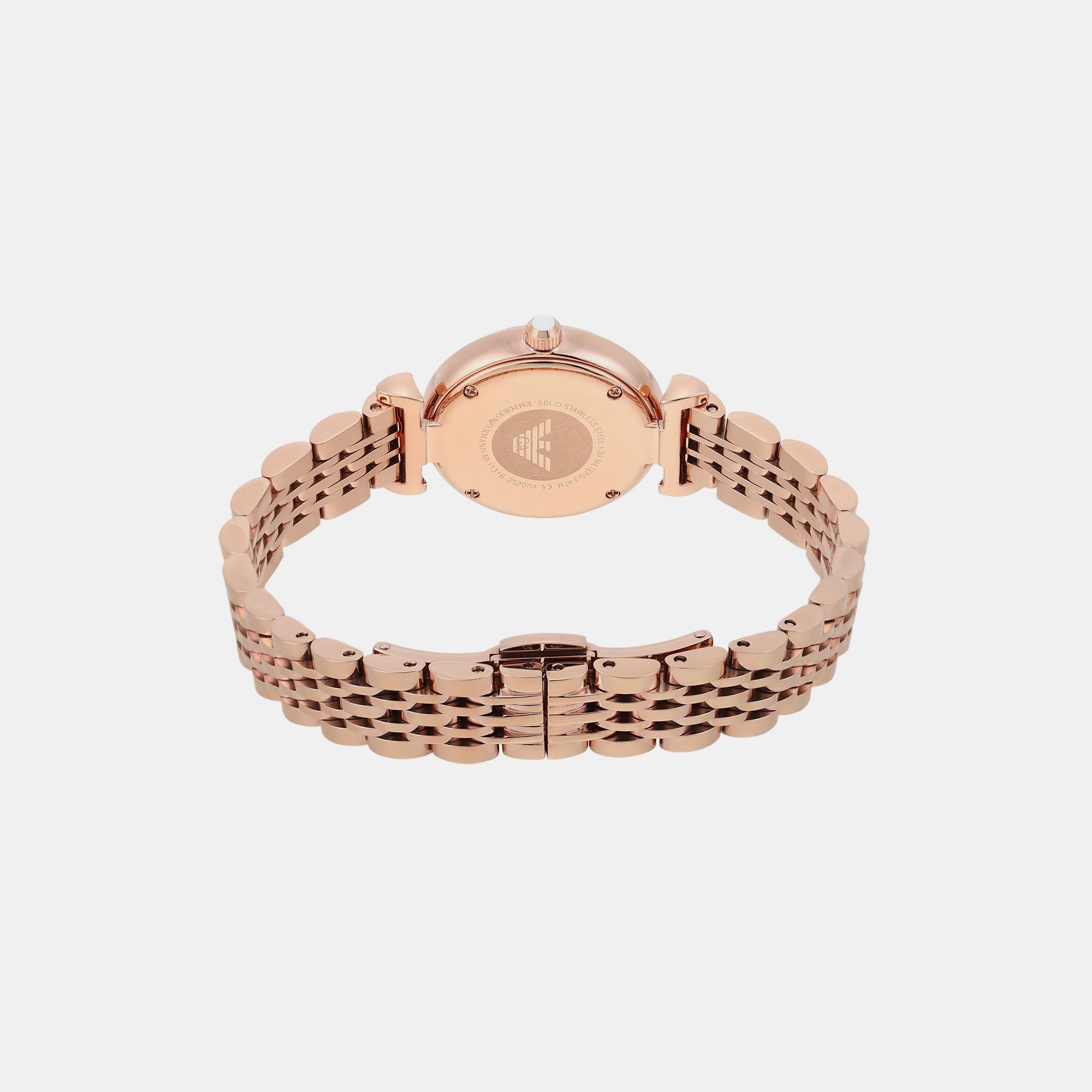 Emporio Armani Women Round Mother Of Pearl watch