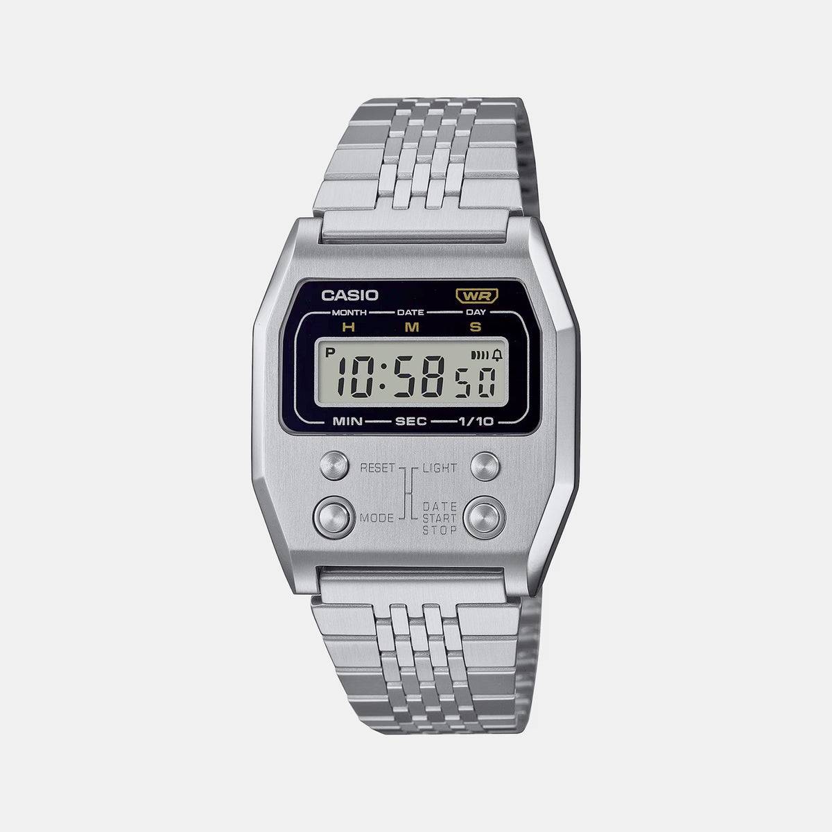Casio Octagon Silver Digital watch