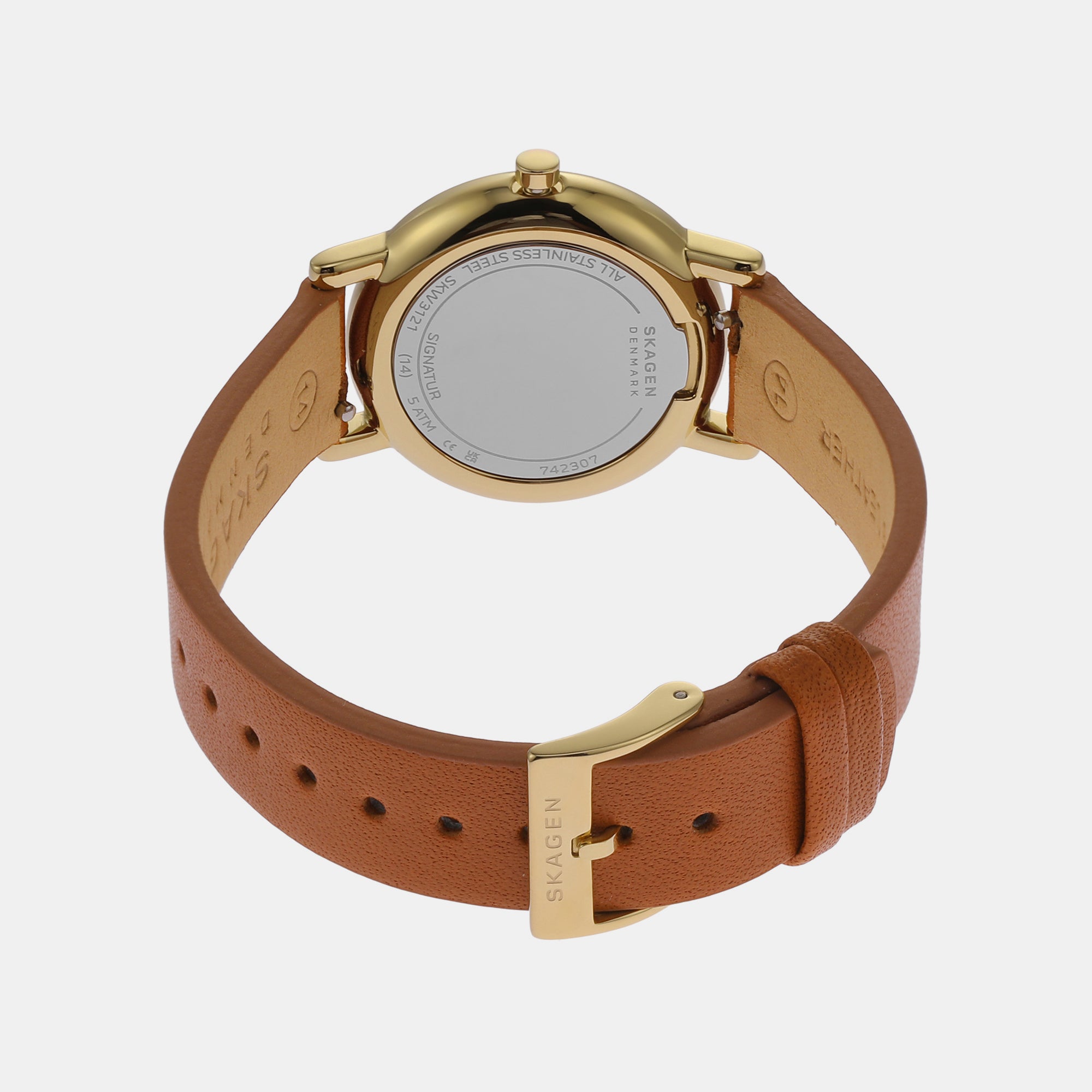 Skagen Leather White watch