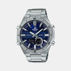 Casio Round Blue Analog-Digital watch