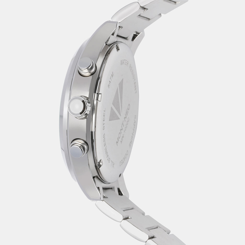Mont Neo Stainless Steel Round watch