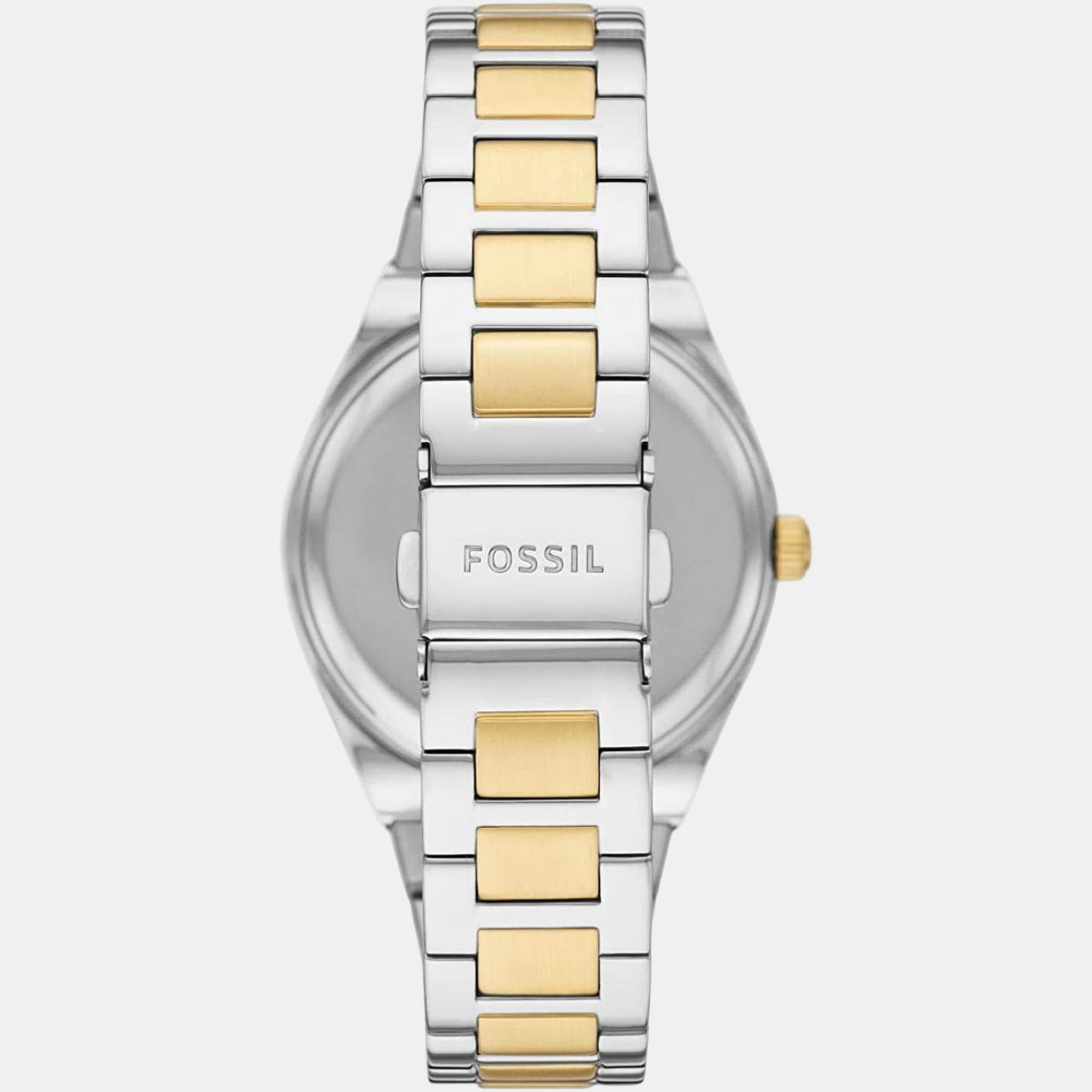 Scarlette Women Quartz Silver Dial Analog Stainless Steel Watch ES5259