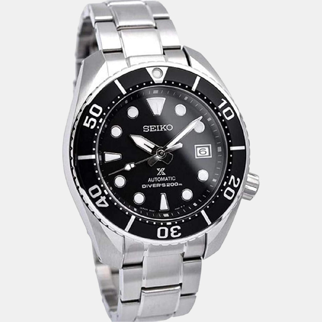 Seiko Stainless Steel Black watch