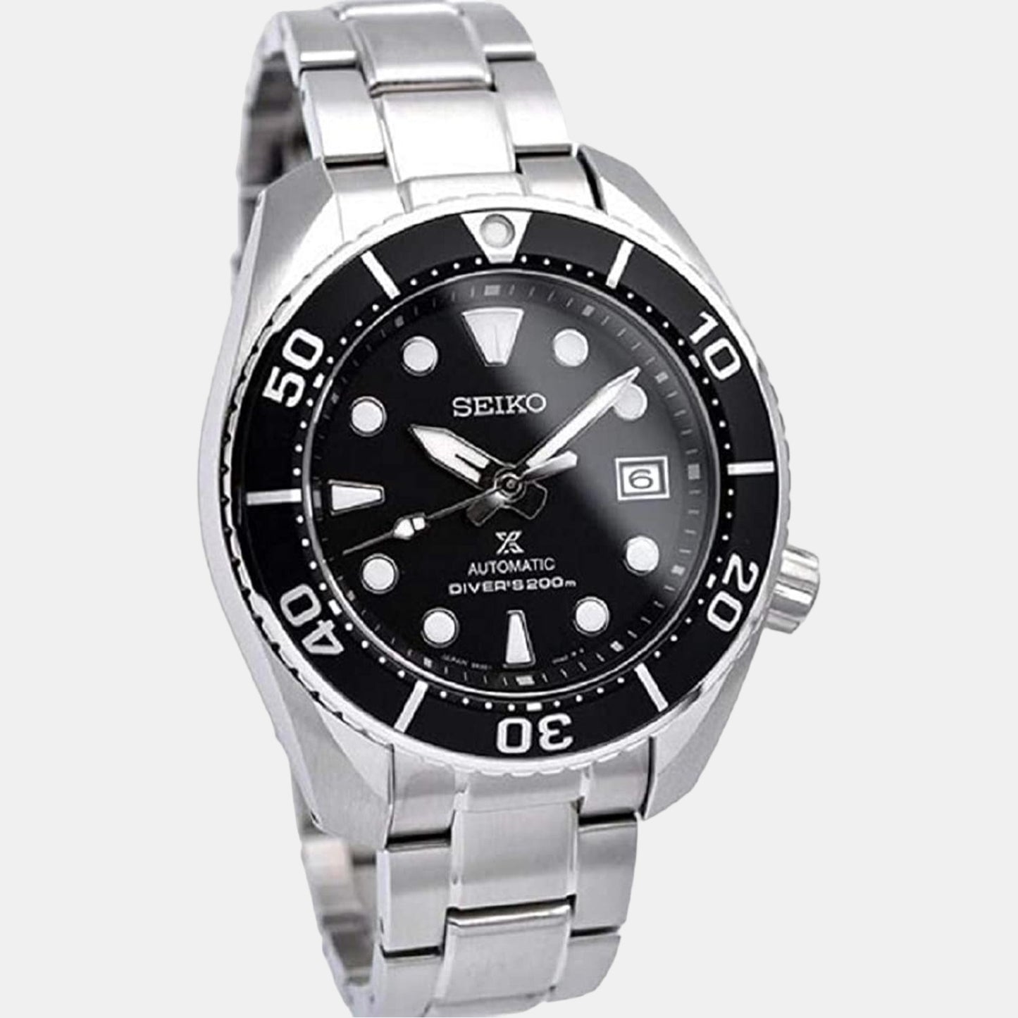 Prospex Men's Black Analog Stainless Steel Automatic Watch SPB101J1