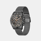 Boss Men Round Grey watch