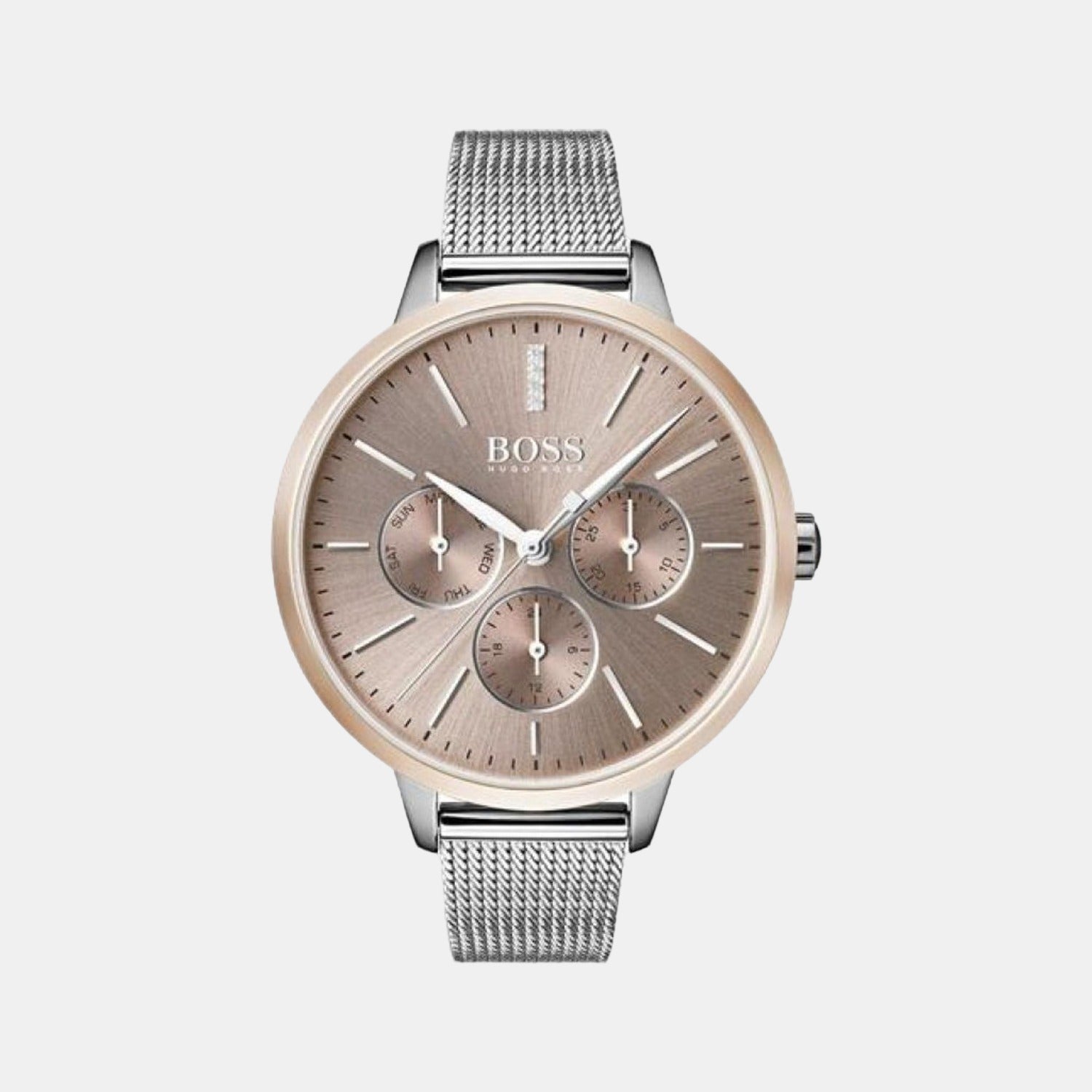 Boss Round Brown Analog watch