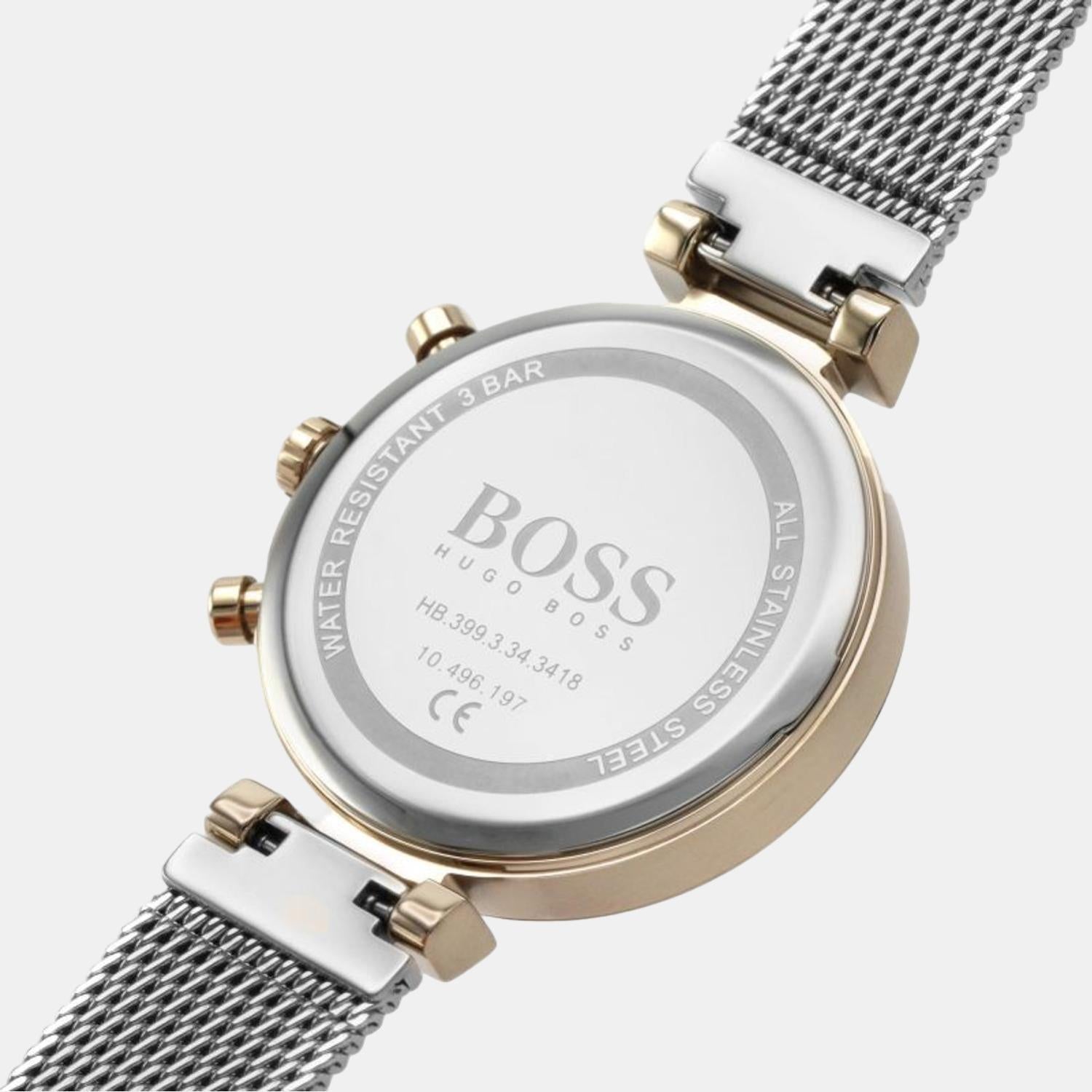 Boss Round Quartz Analog Women watch