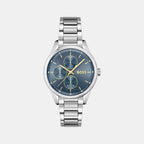 Boss Round Blue Analog watch