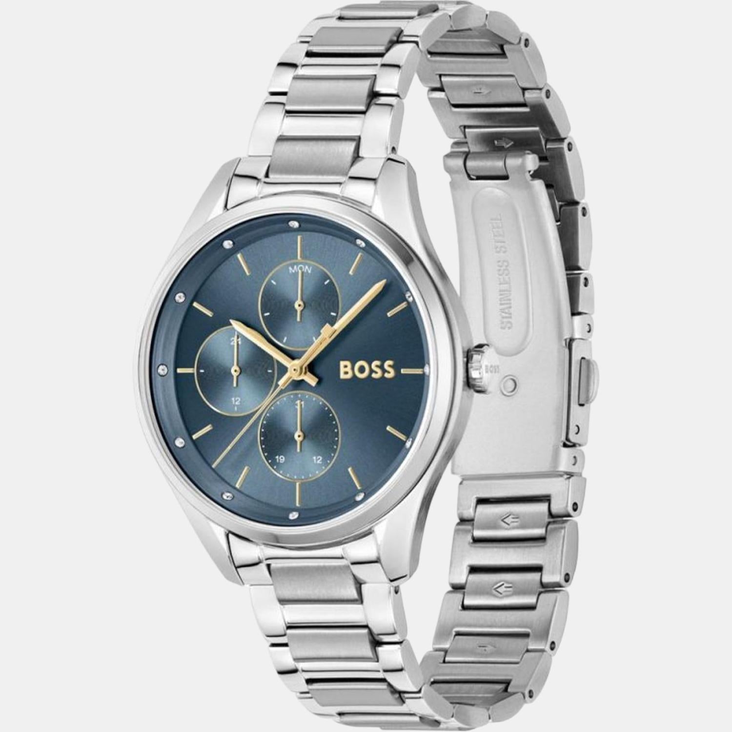 Female Blue Analog Stainless Steel Watch 1502583