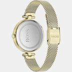 Boss Women Round Silver watch