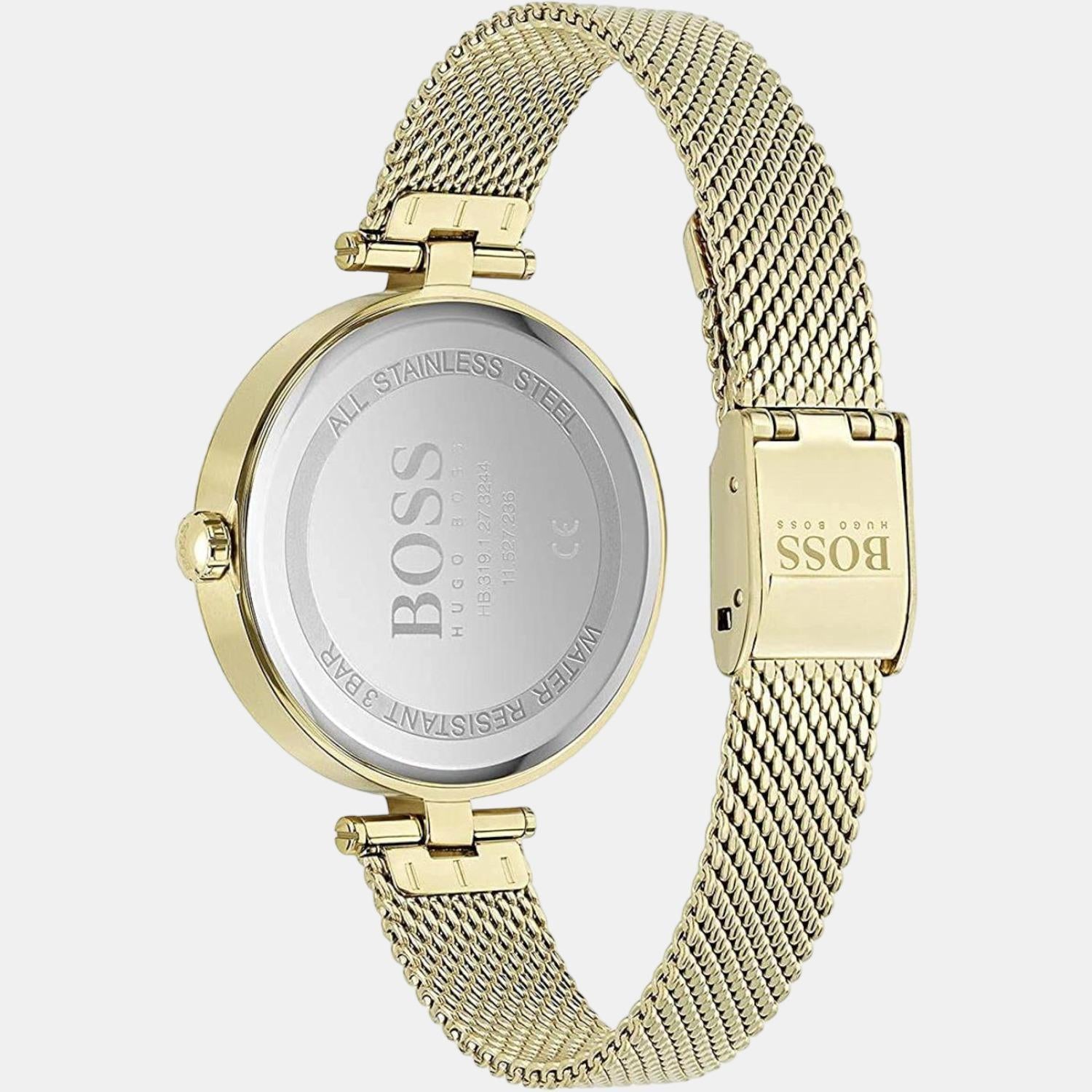 Boss Women Round Silver watch