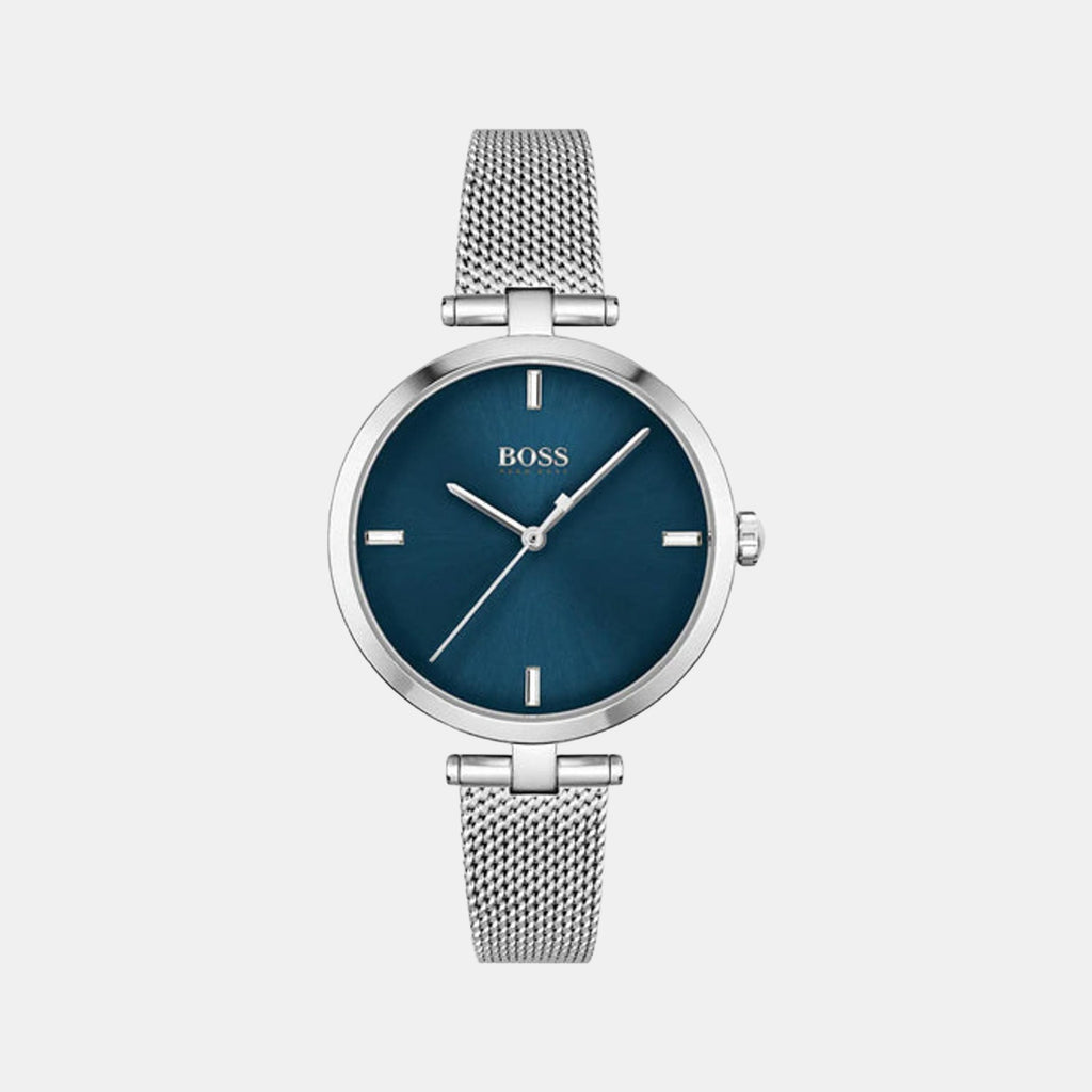 Boss Round Blue Analog watch