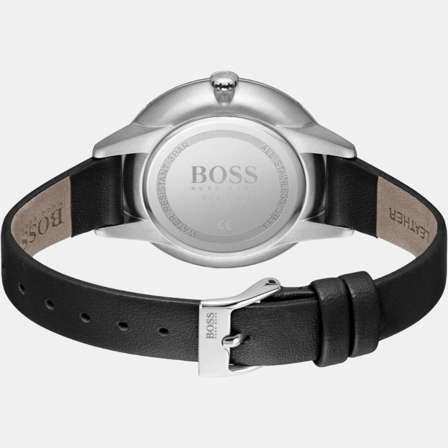 Boss Women Round Black watch