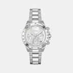 Boss Round Silver Chronograph watch
