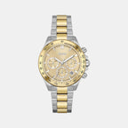 Boss Round Gold Chronograph watch
