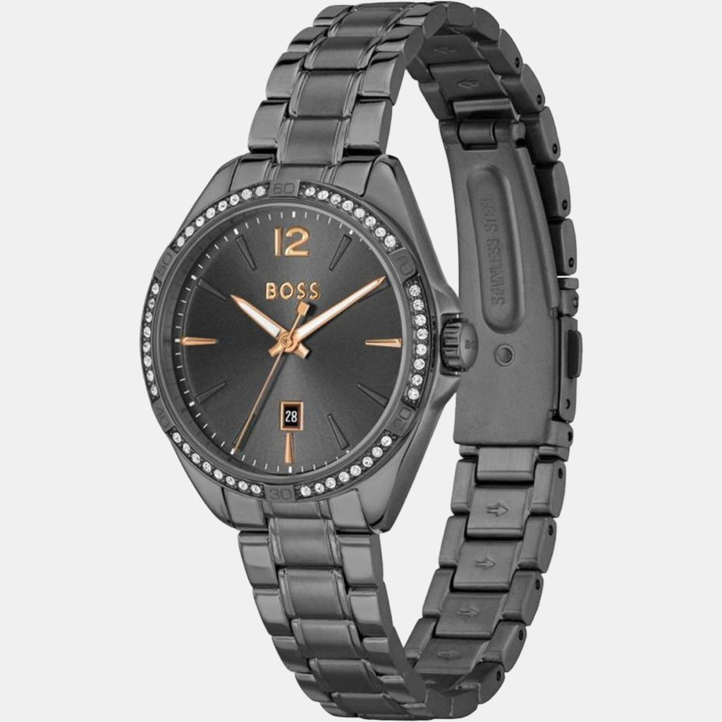 Boss Women Round Grey watch