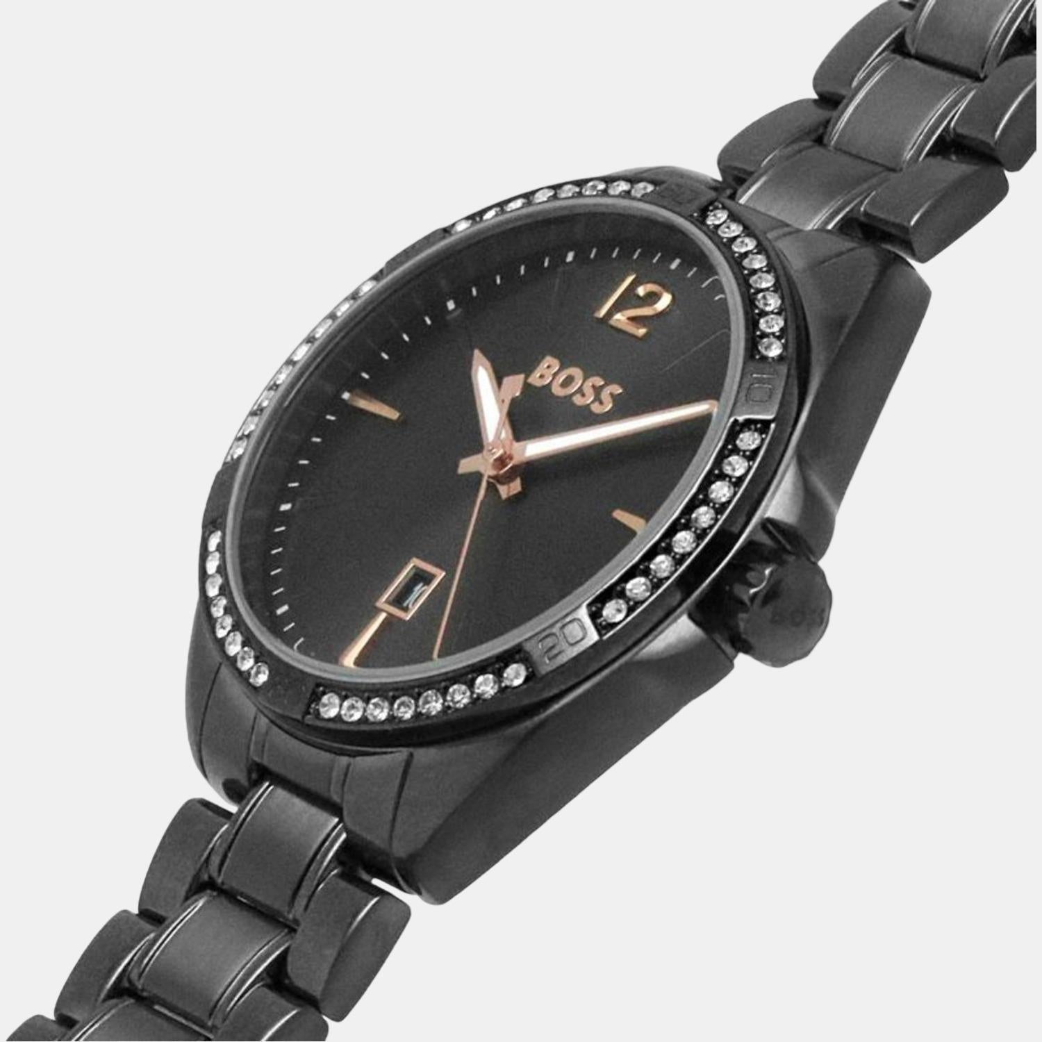 Boss 30 mm Black Quartz watch