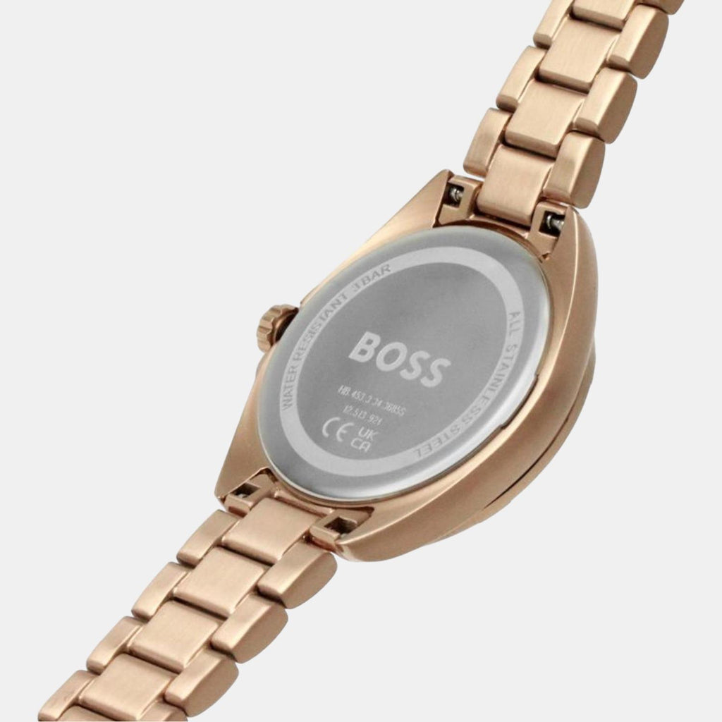 Boss Round Quartz Analog Women watch