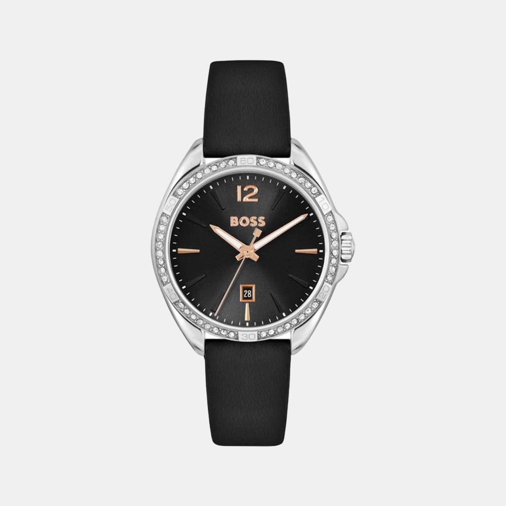 Boss Round Black Analog watch
