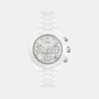 Boss Round White Analog watch