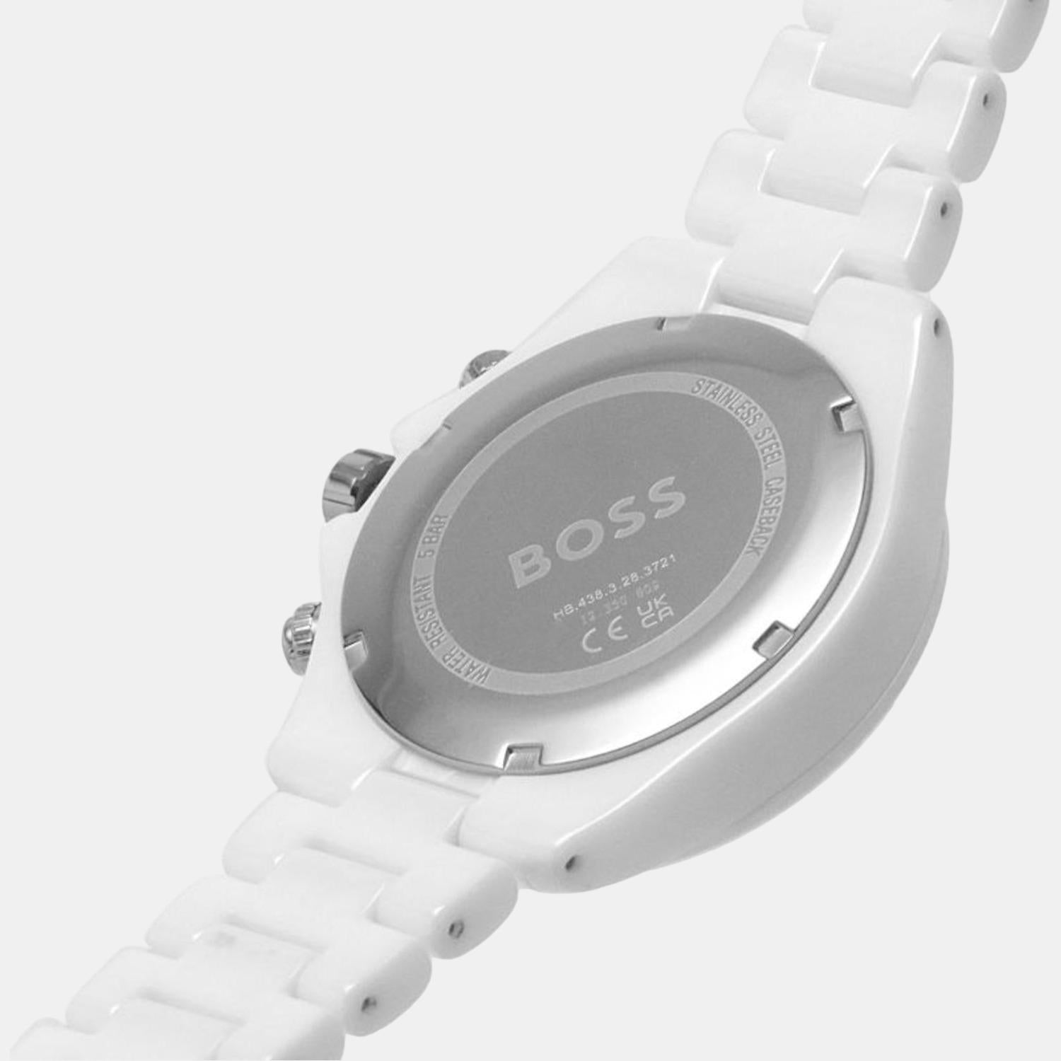 Boss 40 mm White Quartz watch