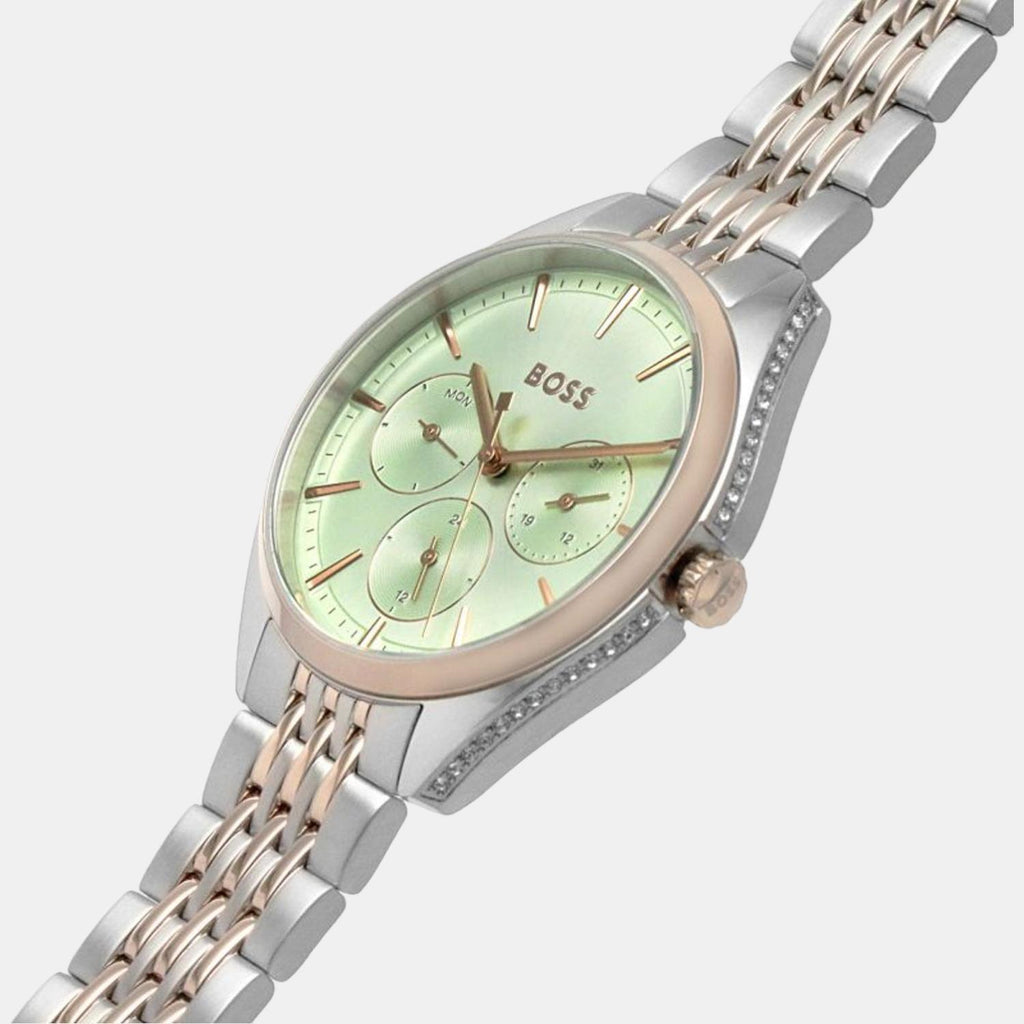 Boss Women Round Green watch
