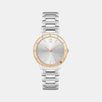 Boss Round Silver Analog watch