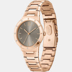 Boss Women Round Brown watch