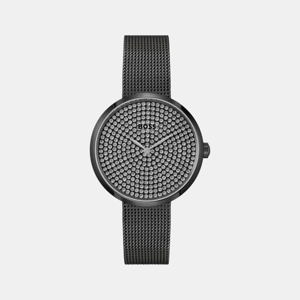 Boss Round Black Analog watch