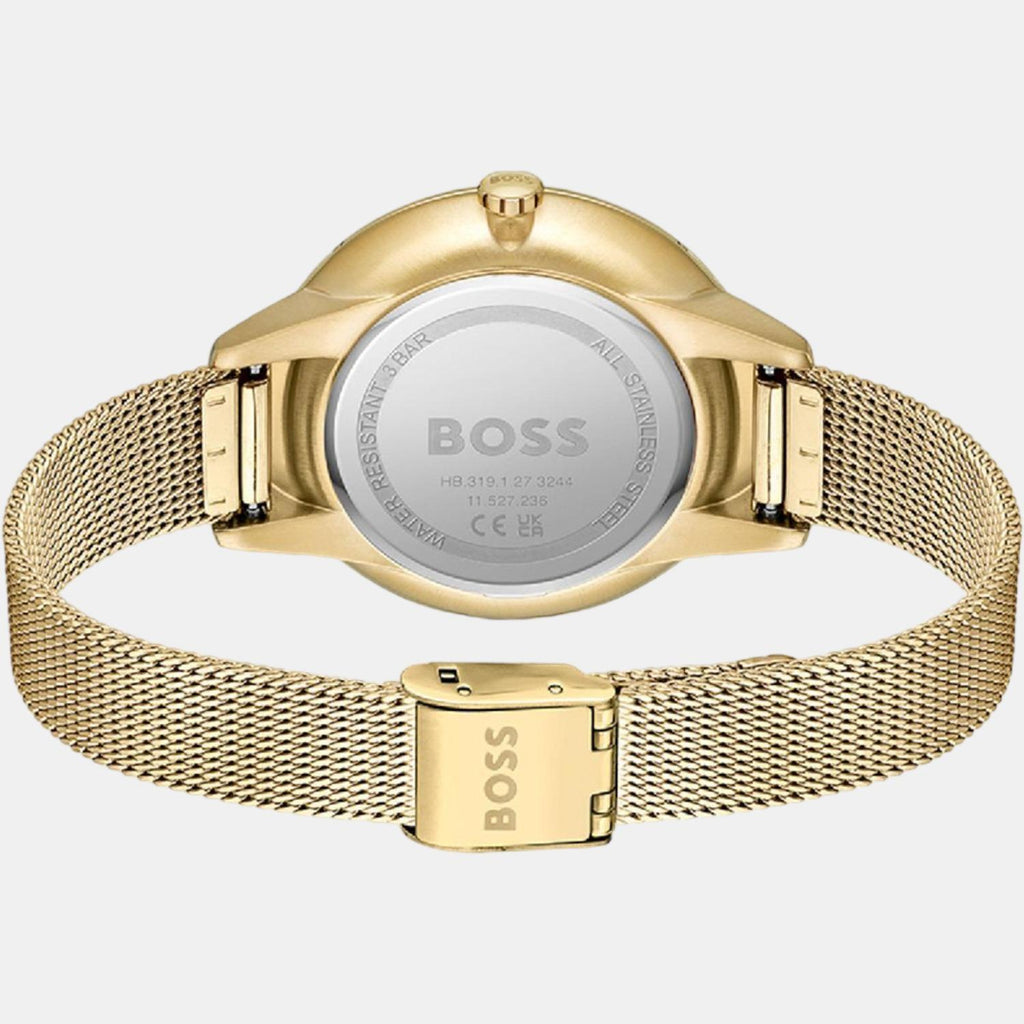 Boss Women Round Gold watch