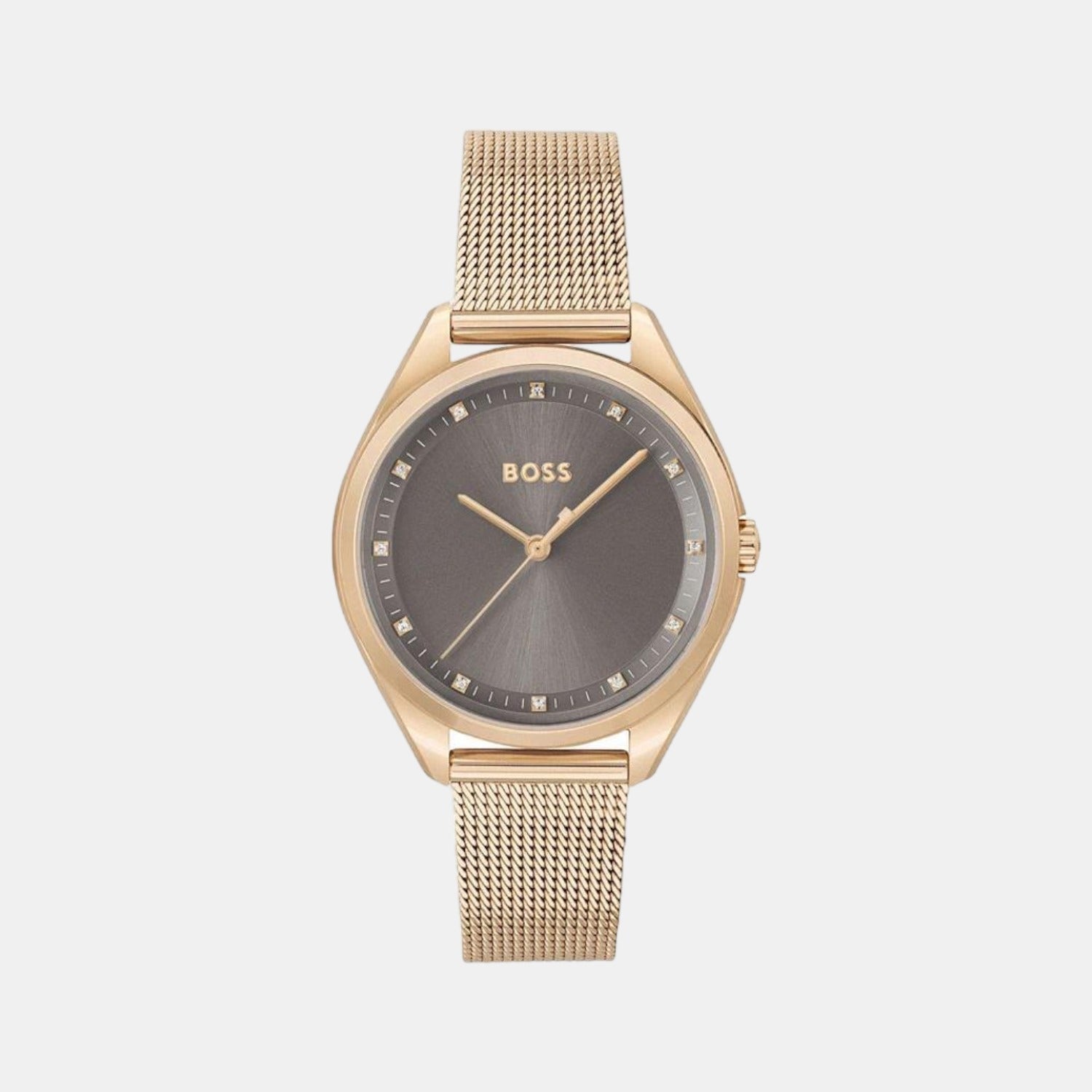 Boss Round Black Analog watch