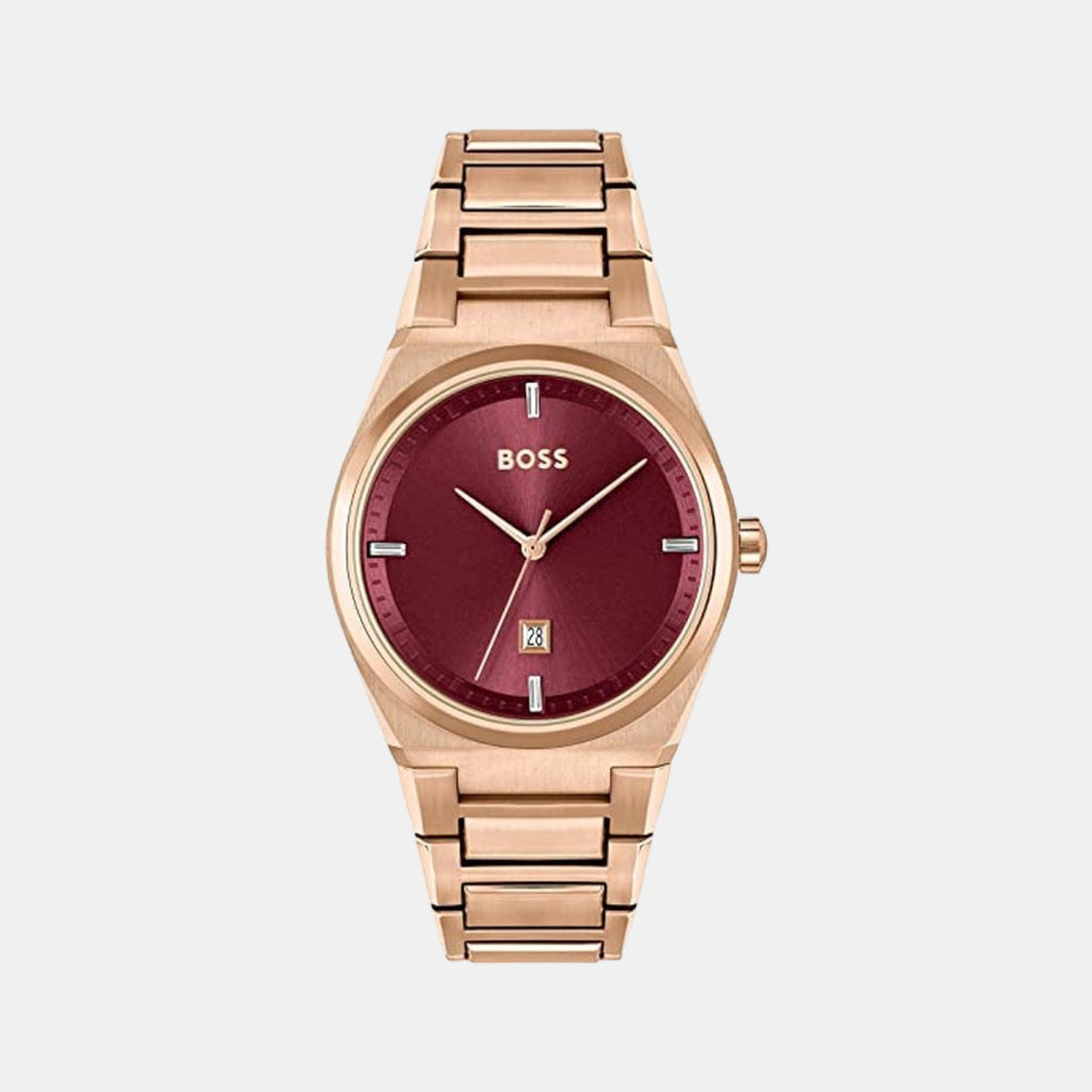 Boss Round Rose Gold Analog watch