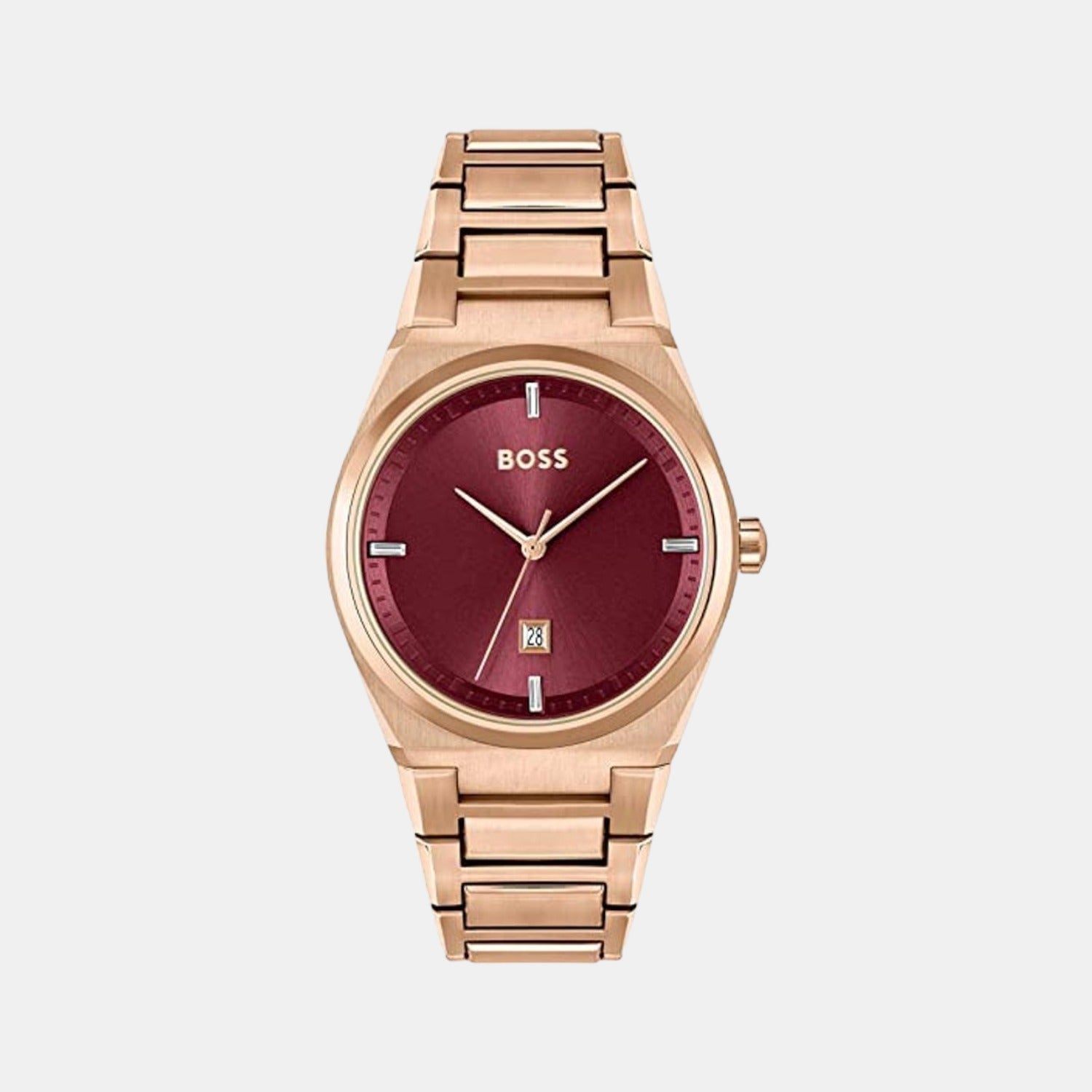 Boss Round Rose Gold Analog watch