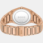 Boss Women Round Rose Gold watch