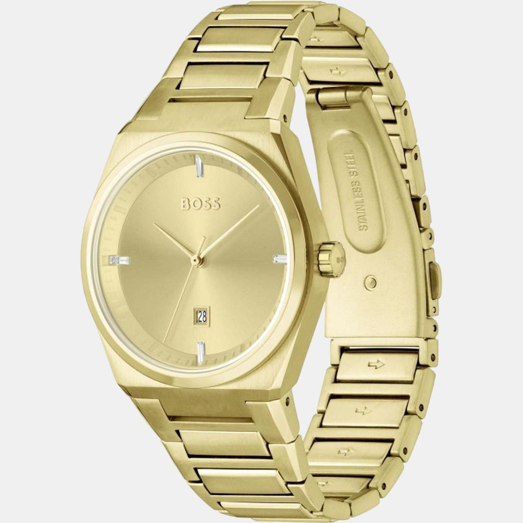 Boss Women Round Gold watch