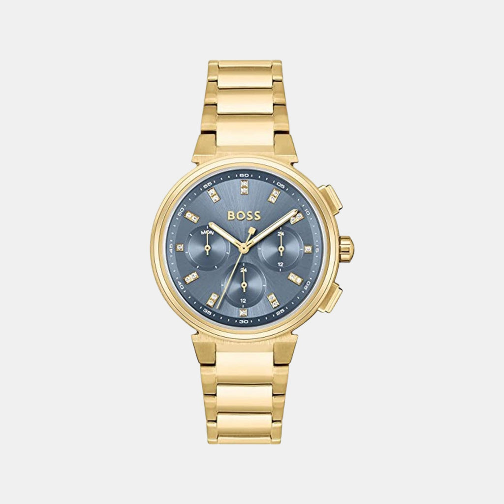 Boss Round Blue Chronograph watch