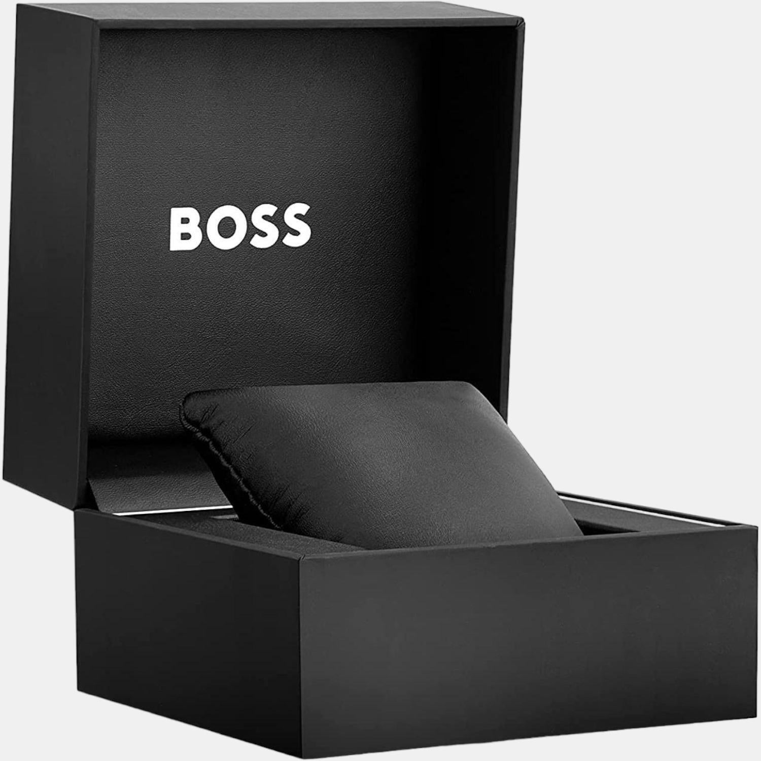 Boss Round Quartz Analog Men watch