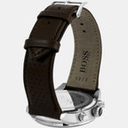 Boss Leather Grey watch
